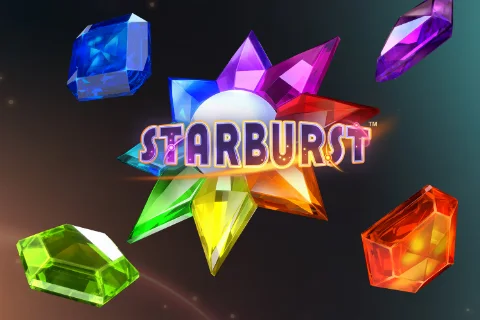 Starburst colourful gem symbols grid