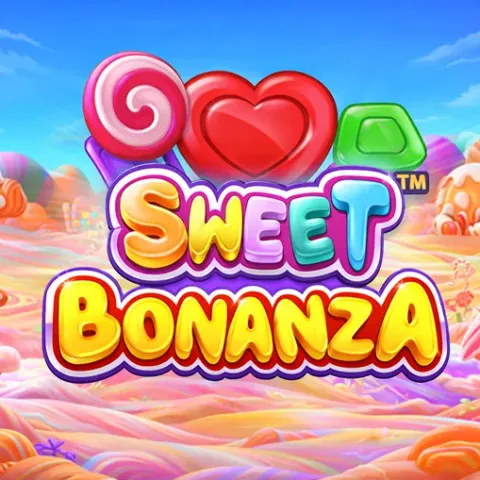 Sweet Bonanza candy-themed slot reels